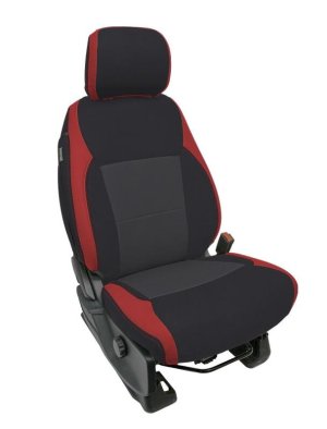 Ford F150 Front Seat Covers - PRP Seats - Standard Style - Red - `21-`26